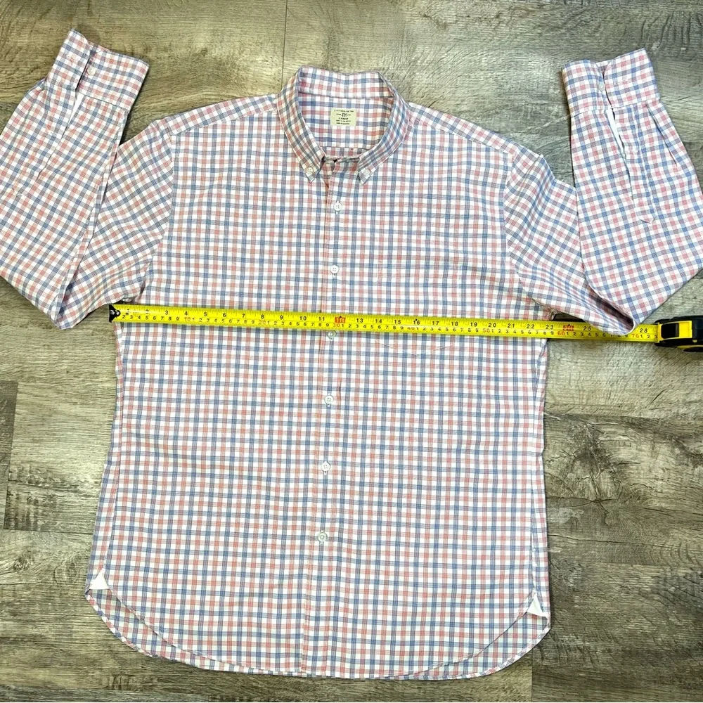 J. Crew Men’s Shirt long sleeve Size Large 100% Cotton 🧵 🪡 - Picture 10 of 15